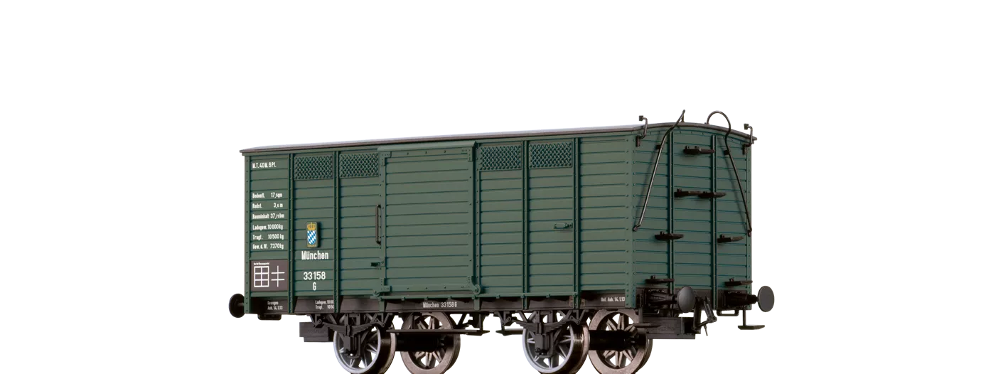48027 - Gedeckter Güterwagen G K.Bay.Sts.B.