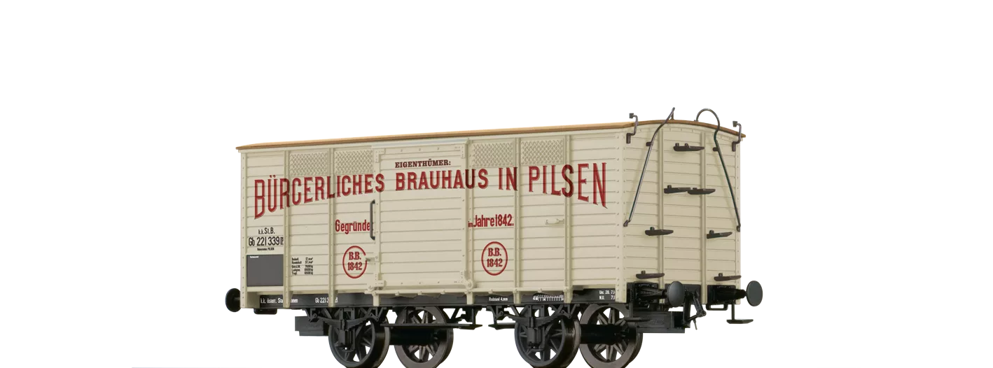48030 - Gedeckter Güterwagen Gb "Pilsen" k.k.St.B.