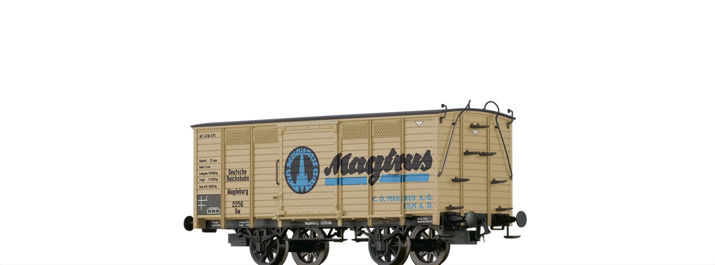 48037 - Gedeckter Güterwagen Gw "C. D. Magirus A.-G." DRG