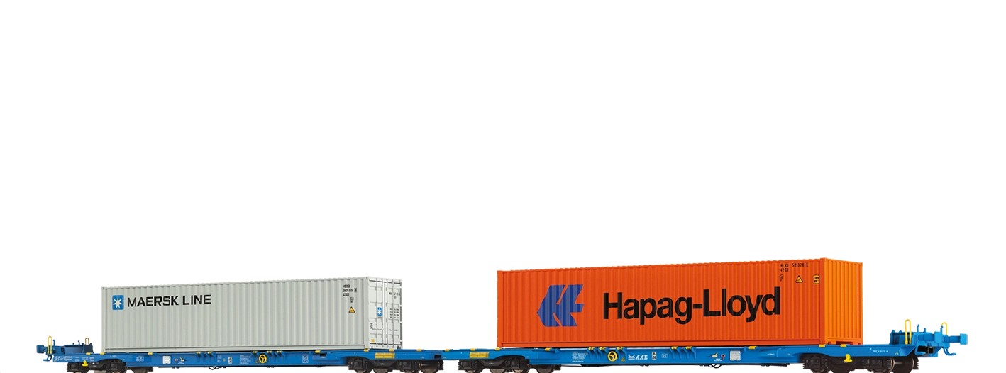 48109 - Containerwagen Sffggmrrss36 "MAERSK / Hapag-Lloyd" AAE