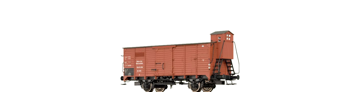 48213 - Gedeckter Güterwagen G Karlsruhe DRG