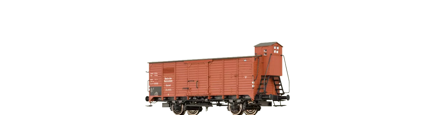 48226 - Gedeckter Güterwagen Kassel DRG, mit Bremserhaus