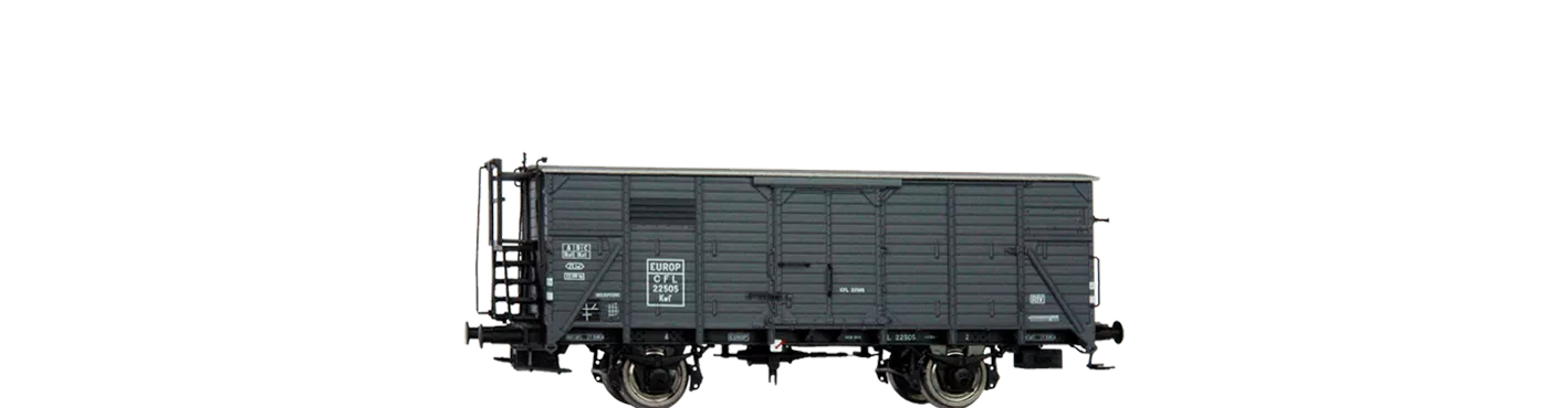 48243 - Gedeckter Güterwagen G10 CFL, mit Bremserbühne