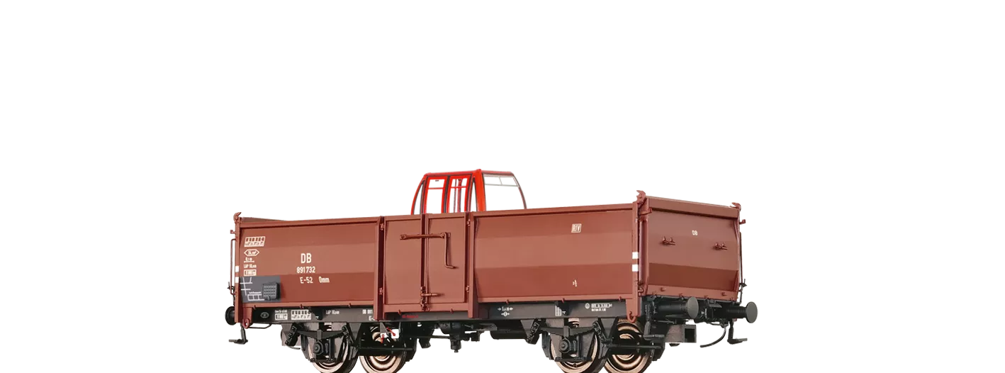 48626 - Offener Güterwagen E-52 Omm DB, mit Ladegut "Seilbahngondel"