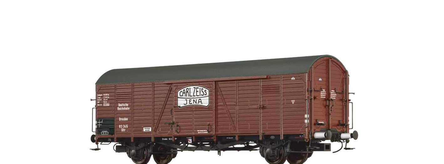 48725 - Gedeckter Güterwagen Gltr "Carl Zeiss Jena" DRG
