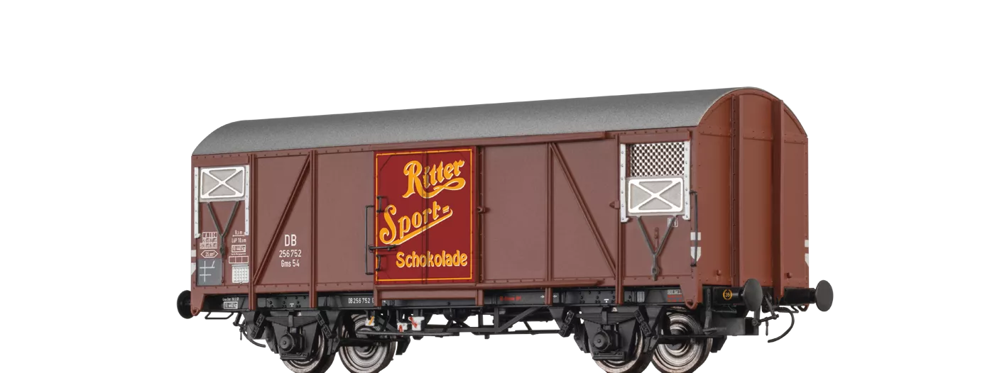 48821 - Gedeckter Güterwagen Gms54 "Ritter Sport" DB