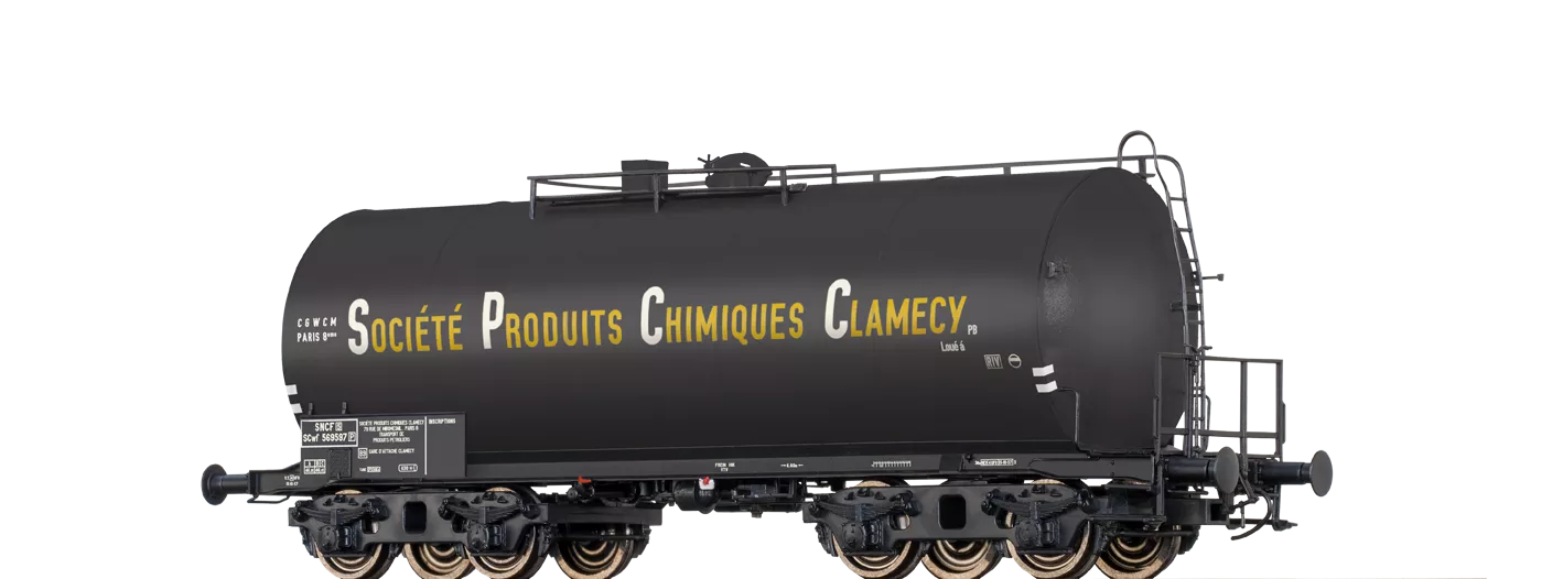 48934 - Leichtbaukesselwagen Uerdingen SCwf "Société Produits Chimiques Clamecy" SNCF