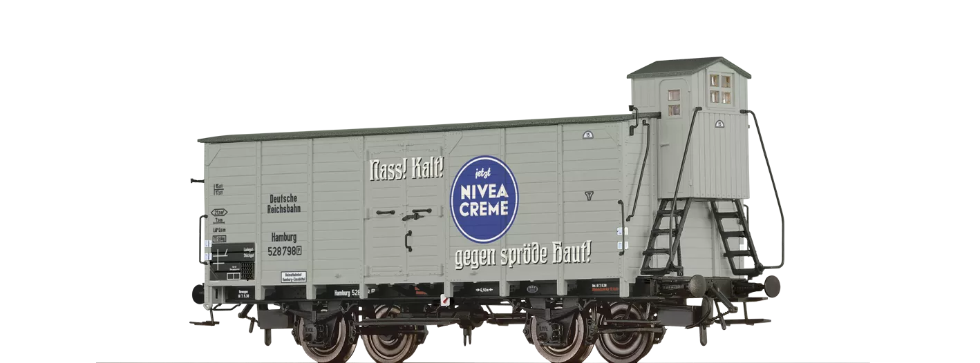 49032 - Gedeckter Güterwagen G10 "Nivea" DRG