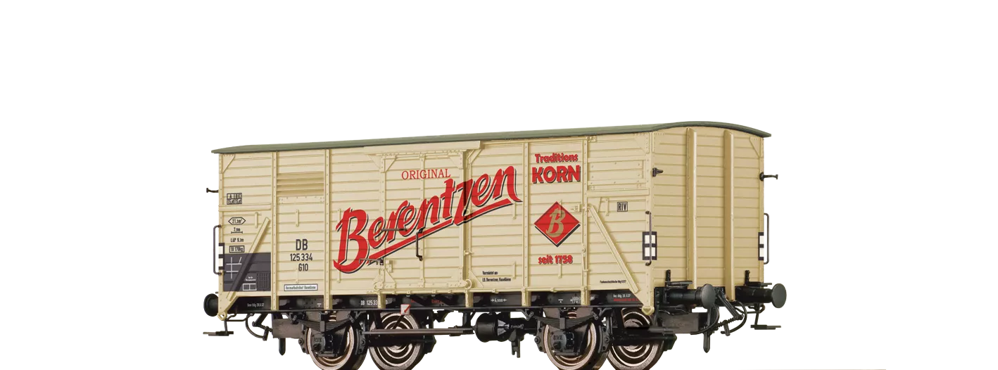 49045 - Gedeckter Güterwagen G10 "Berentzen Traditionskorn" DB