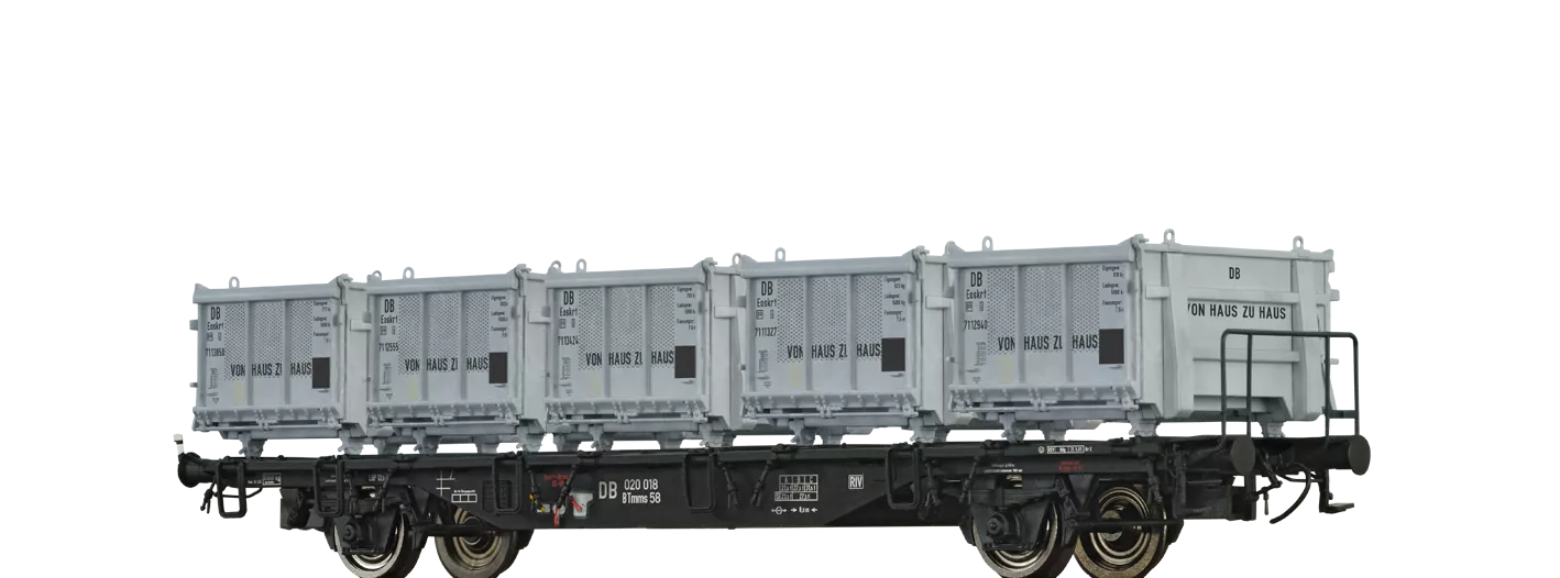 49120 - Behältertragwagen BTmms58 "Von Haus zu Haus" DB