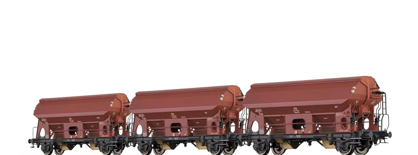 49509 - Gedeckte Güterwagen Udgs 69 Ktmmvs DB, 3er-Set