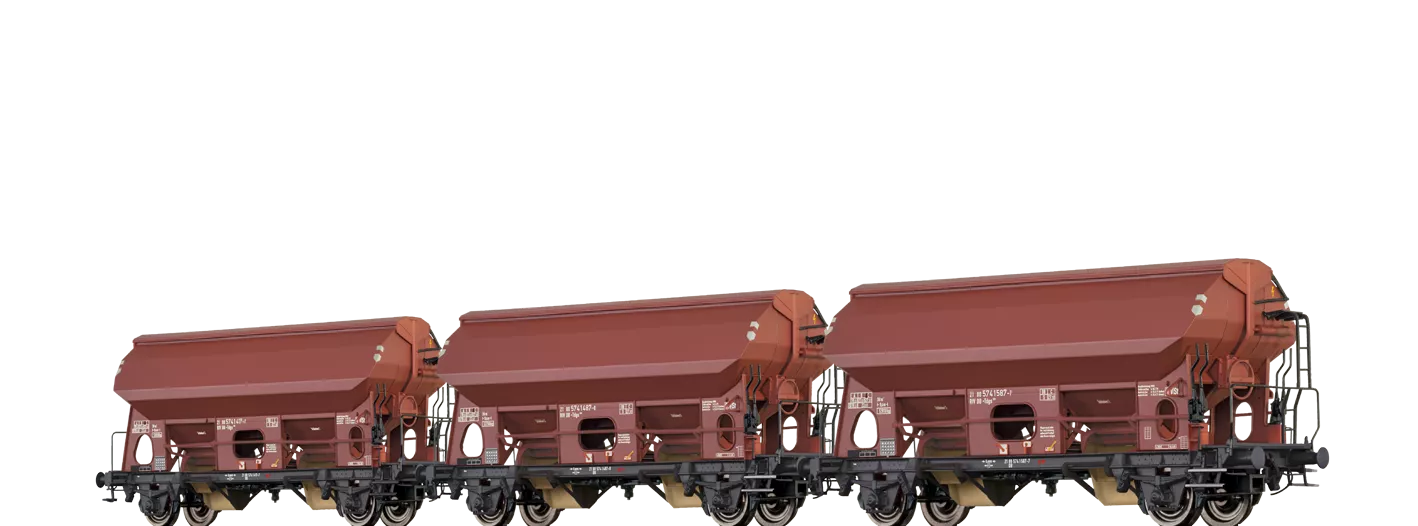 49510 - Gedeckte Güterwagen Tdgs 930 DB, 3er-Set