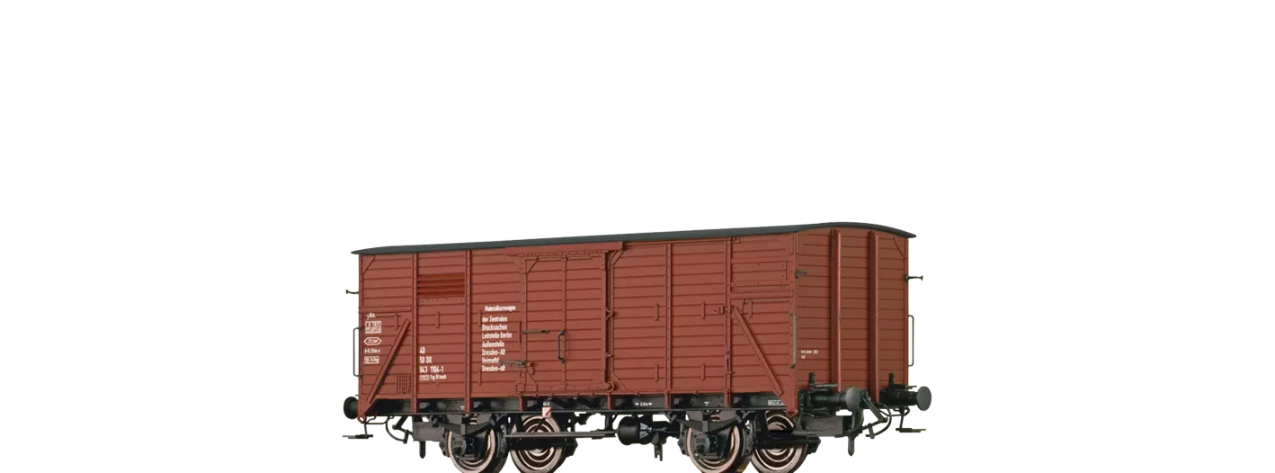 49725 - Gedeckter Güterwagen 1121 "Materialkurswagen" DR