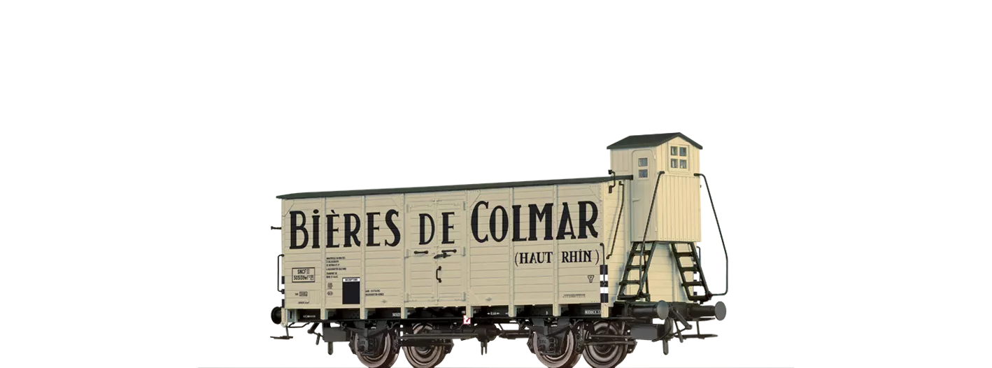 49727 - Gedeckter Güterwagen wf2 "Bieres de Colmar" SNCF