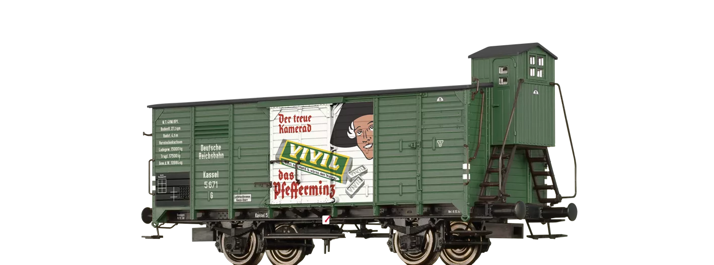 49743 - Gedeckter Güterwagen G10 "Vivil" DRG