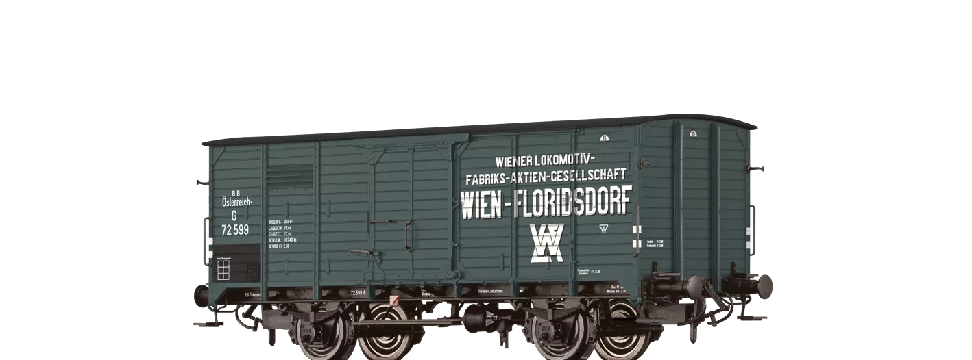 49746 - Gedeckter Güterwagen G10 "Wiener Lokomotivfabrik" BBÖ