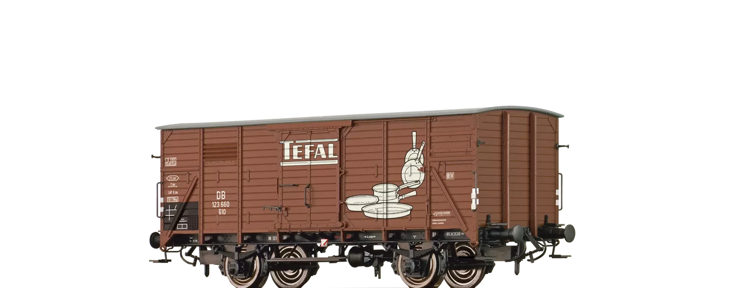 49755 - Gedeckter Güterwagen G10 "Tefal" DB