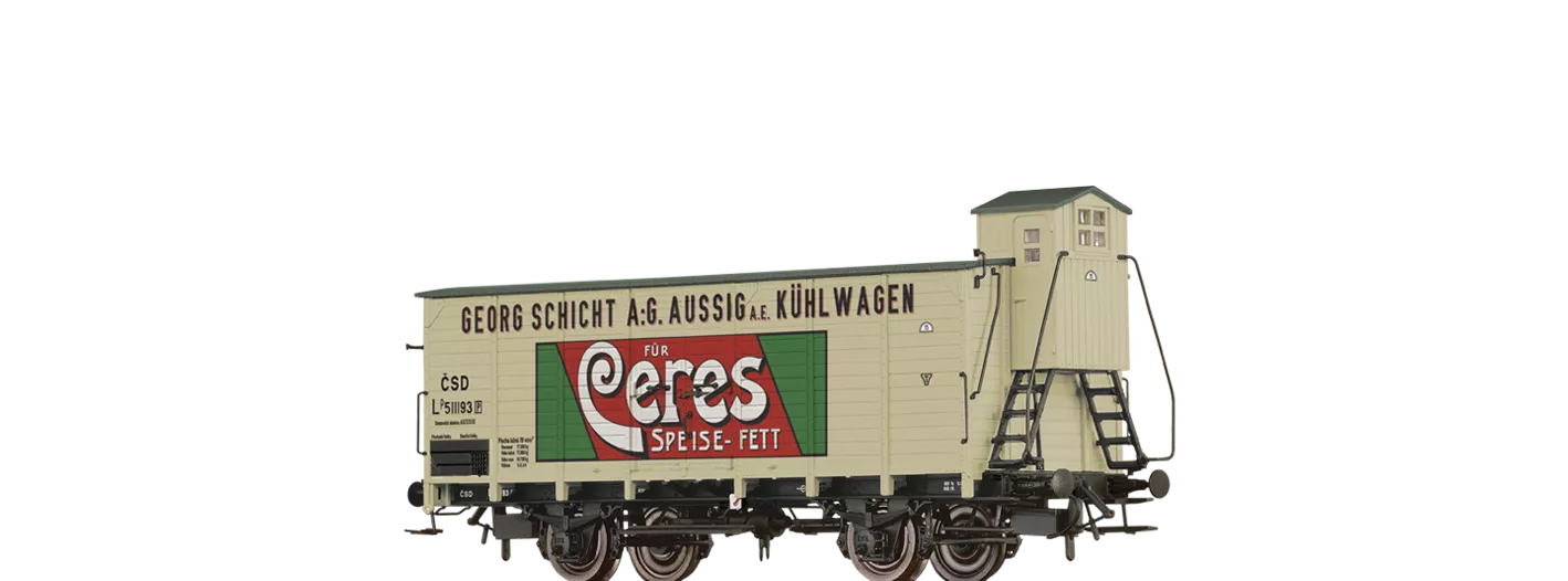 49757 - Gedeckter Güterwagen Lp "Ceres Speisefett" CSD
