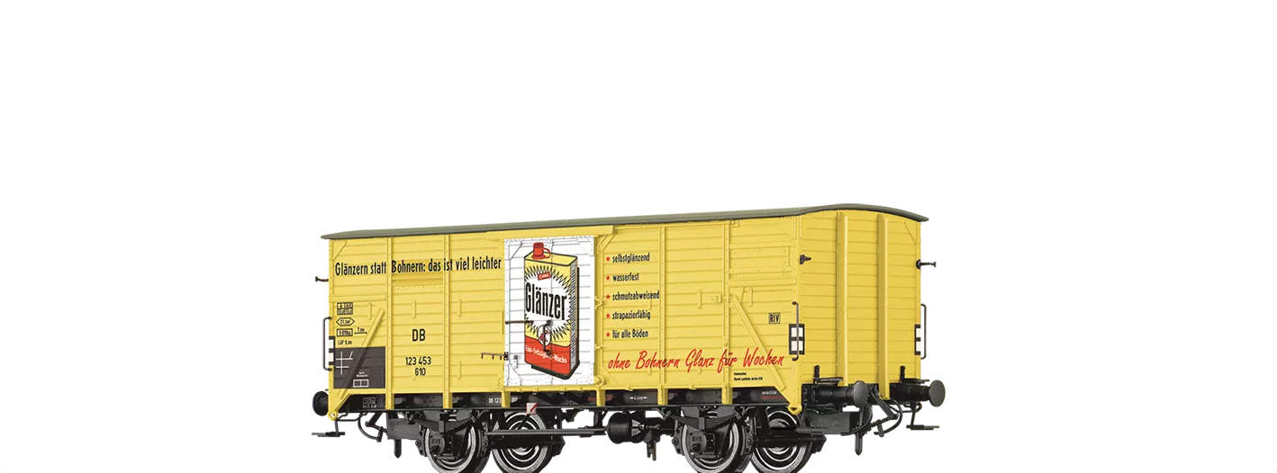 49763 - Gedeckter Güterwagen G10 "Glänzer (Erdal)" DB