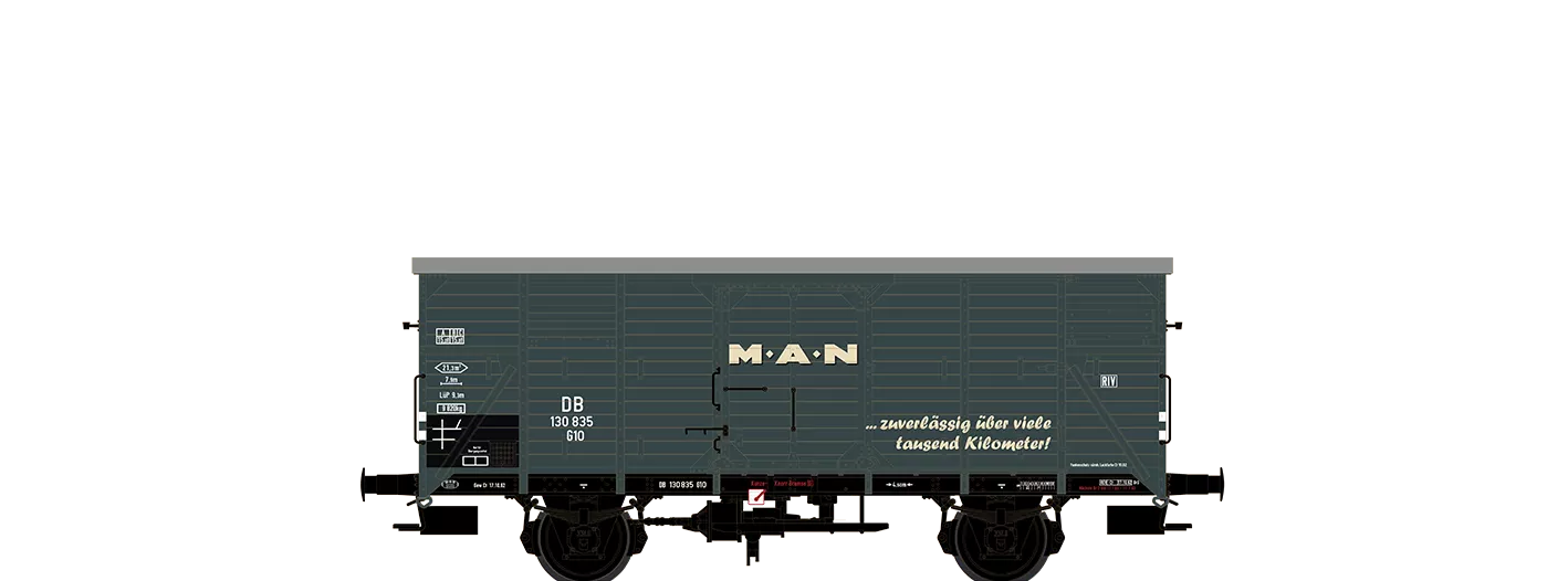 49773 - Gedeckter Güterwagen G10 "MAN" DB