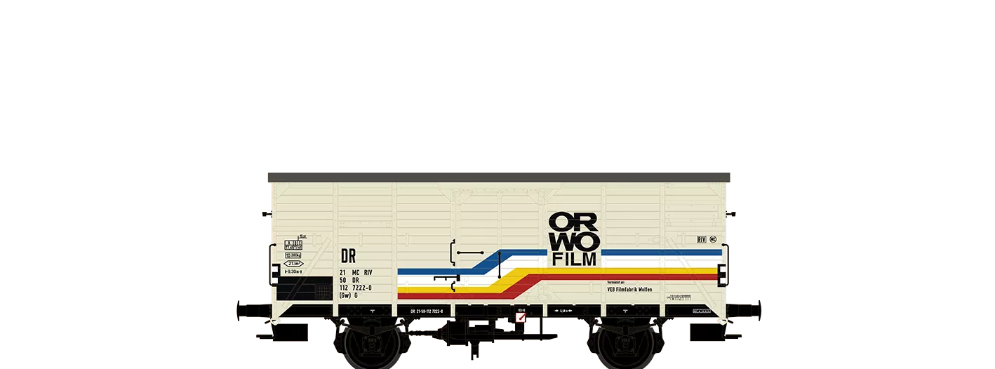49774 - Gedeckter Güterwagen G "ORWO" DR