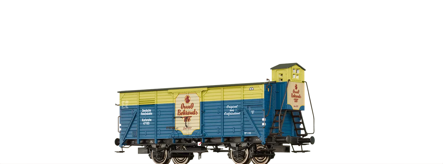 49786 - Gedeckter Güterwagen G10 "Onno Behrends Tee" DRG