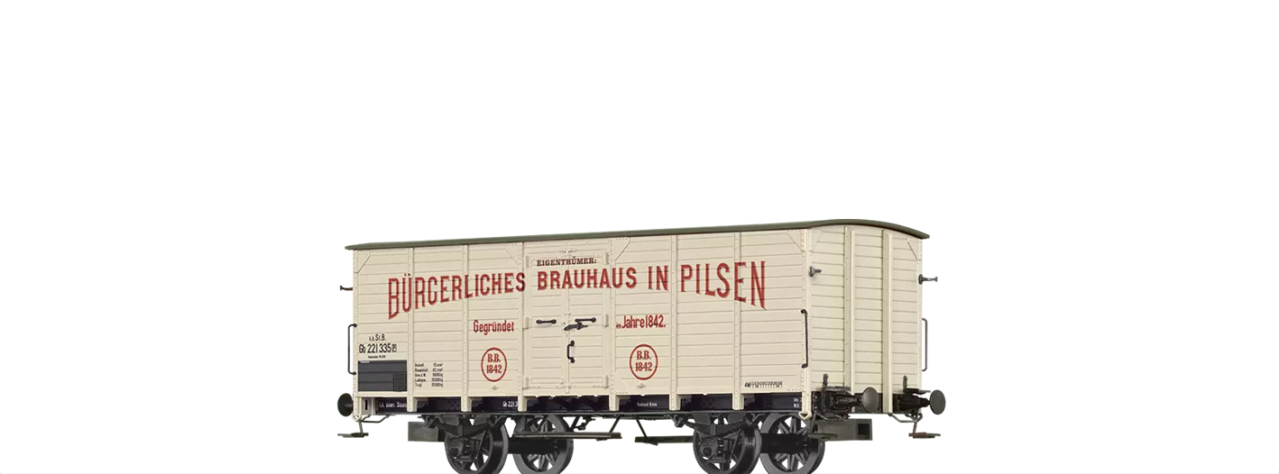 49801 - Bierwagen Gb "Brauhaus Pilsen" K.K.St.B.
