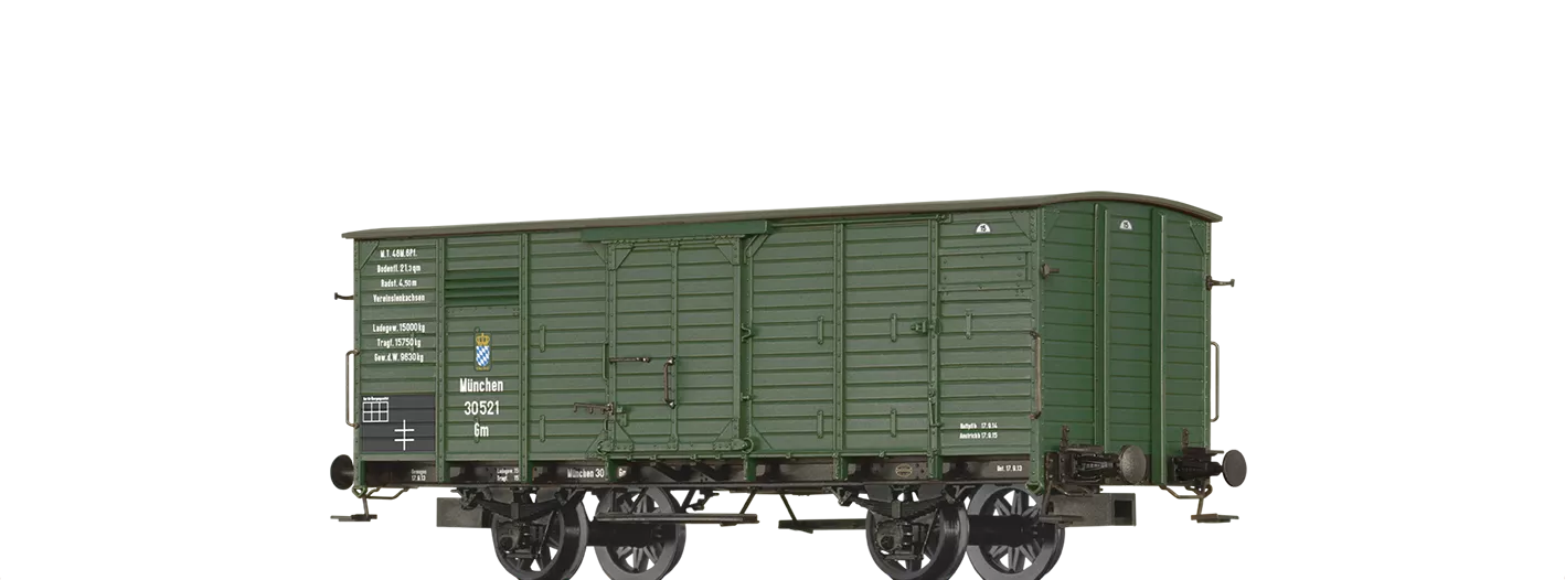 49825 - Gedeckter Güterwagen Gm K.Bay.Sts.B.