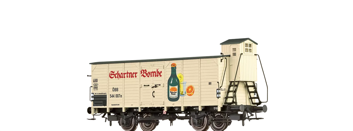 49831 - Gedeckter Gütewagen G10 "Schartner Bombe" ÖBB