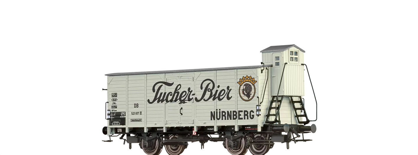 49834 - Gedeckter Güterwagen G10 "Tucher" DB