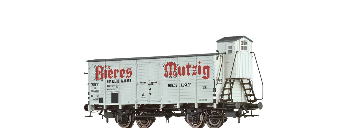 49848 - Gedeckter Güterwagen Hlf "Bieres Mutzig" SNCF