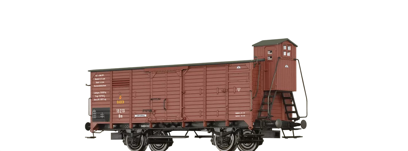 49852 - Gedeckter Güterwagen Nm BadStB