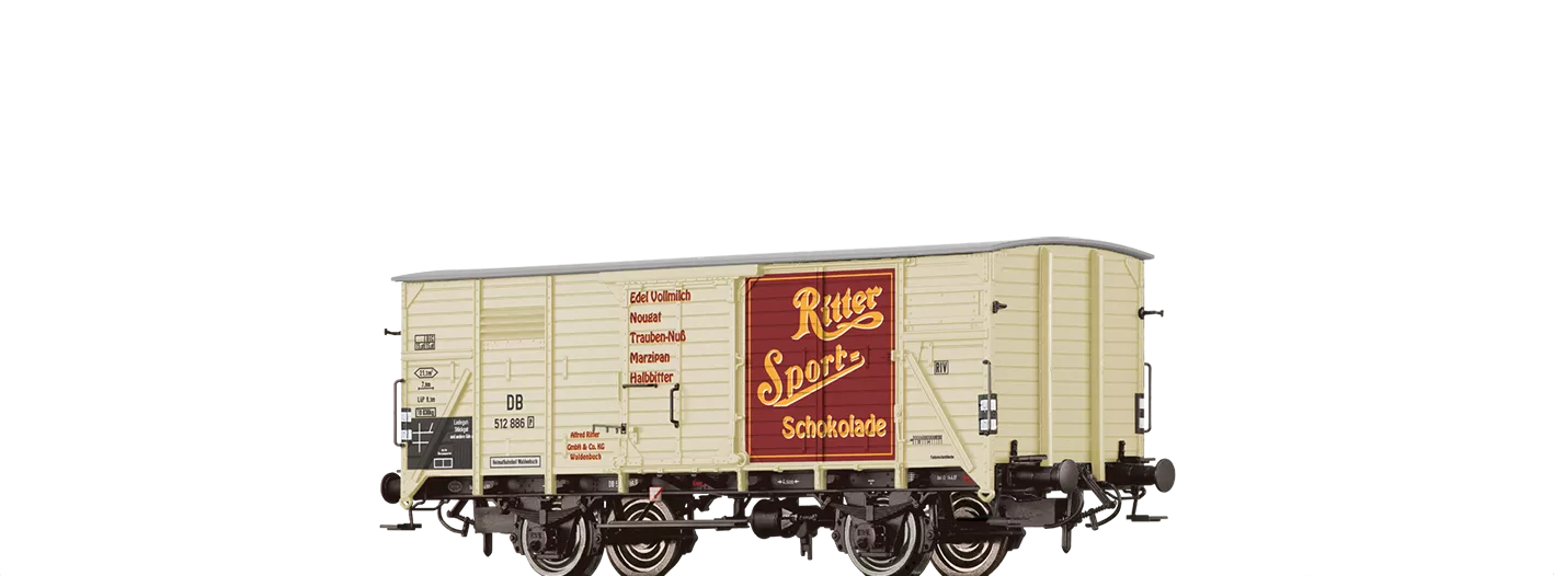 49856 - Gedeckter Güterwagen G10 "Ritter Sport" DB