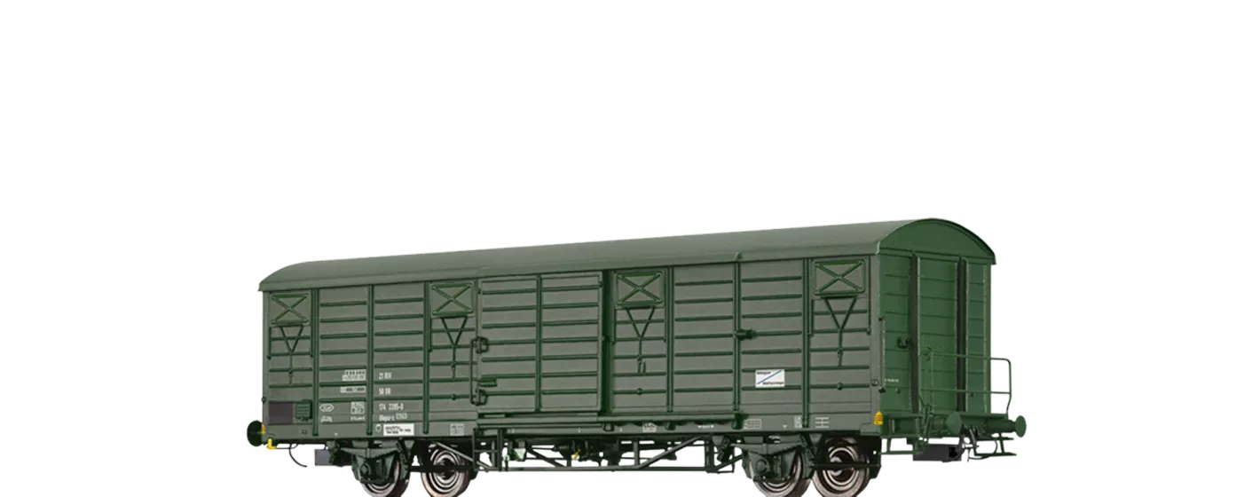 49914 - Gedeckter Güterwagen Gbqss-z§1742§ "Postwagen" DR