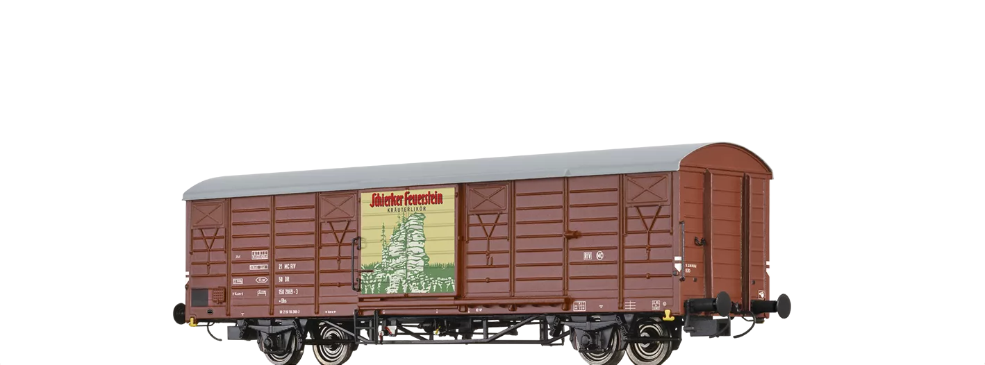 49916 - Gedeckter Güterwagen Gbs "Schierker Feuerstein" DR