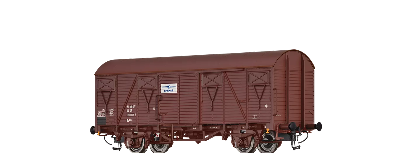 50147 - Gedeckter Güterwagen Gs[1200] "Barkas" DR