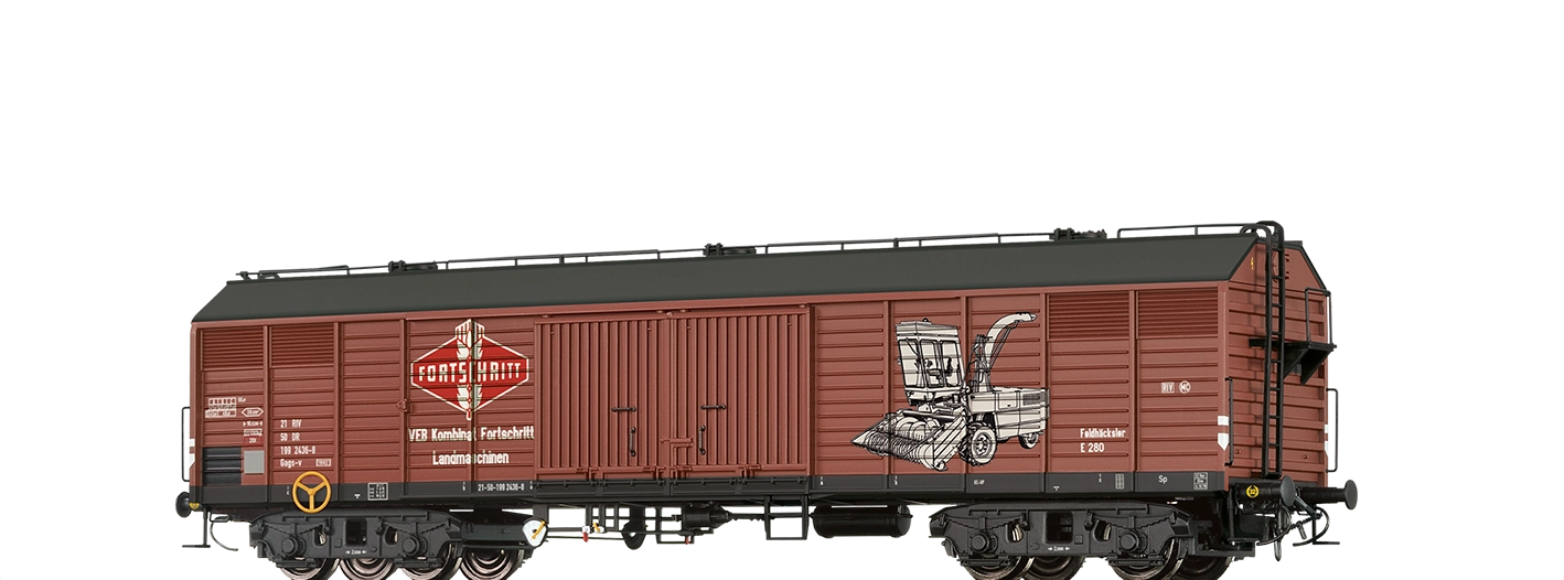 50411 - Gedeckter Güterwagen Gags-v "Fortschritt" DR