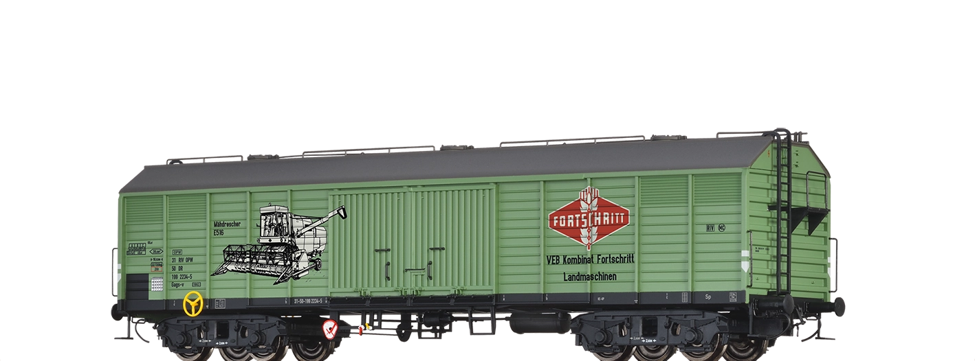 50416 - Gedeckter Güterwagen Gags-v "Fortschritt" DR