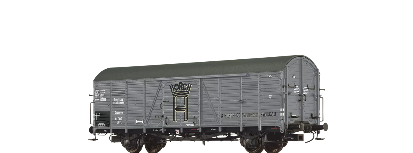 50477 - Gedeckter Güterwagen Dresden "Horch" DRG