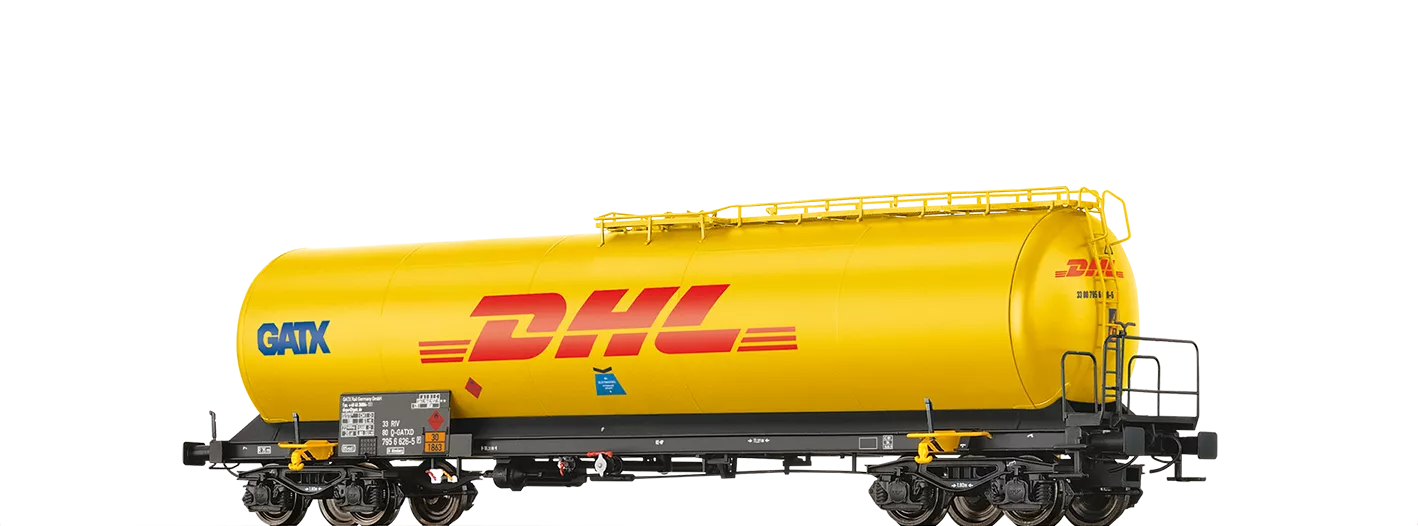 50659 - Neubaukesselwagen 4-achsig Uia "DHL®" GATX