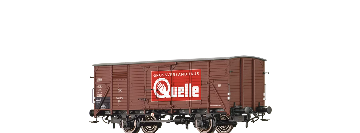 50762 - Gedeckter Güterwagen G10 "Quelle" DB