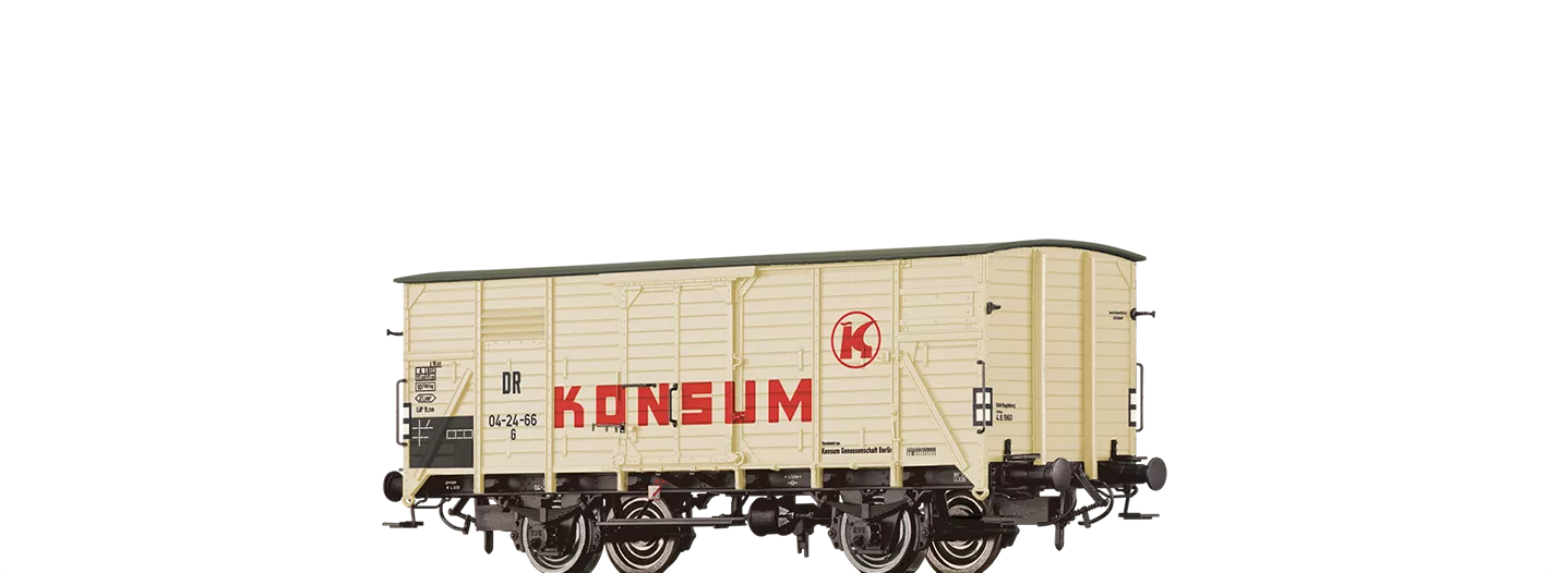 50765 - Gedeckter Güterwagen G "Konsum" DR