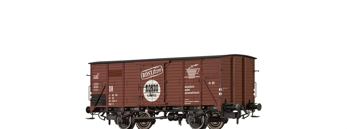 50766 - Gedeckter Güterwagen Gw (G) "Rondo Kaffee" DR