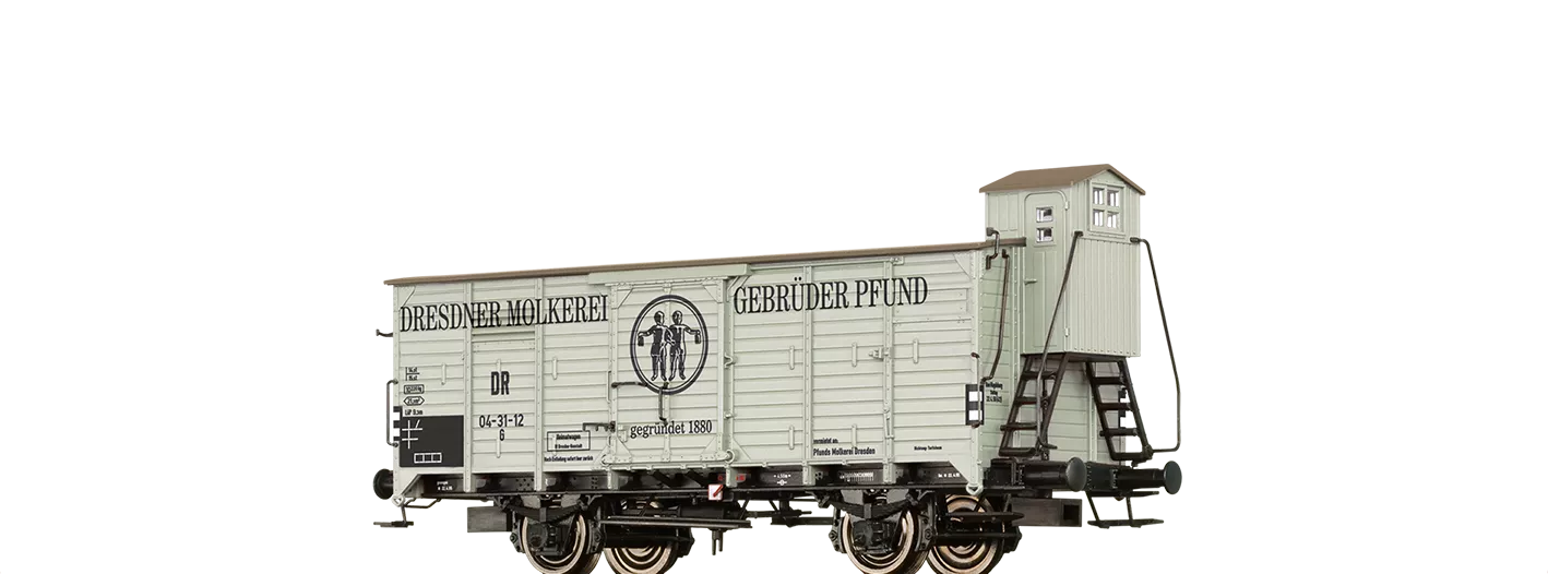 50767 - Gedeckter Güterwagen G "Pfunds Milch" DR