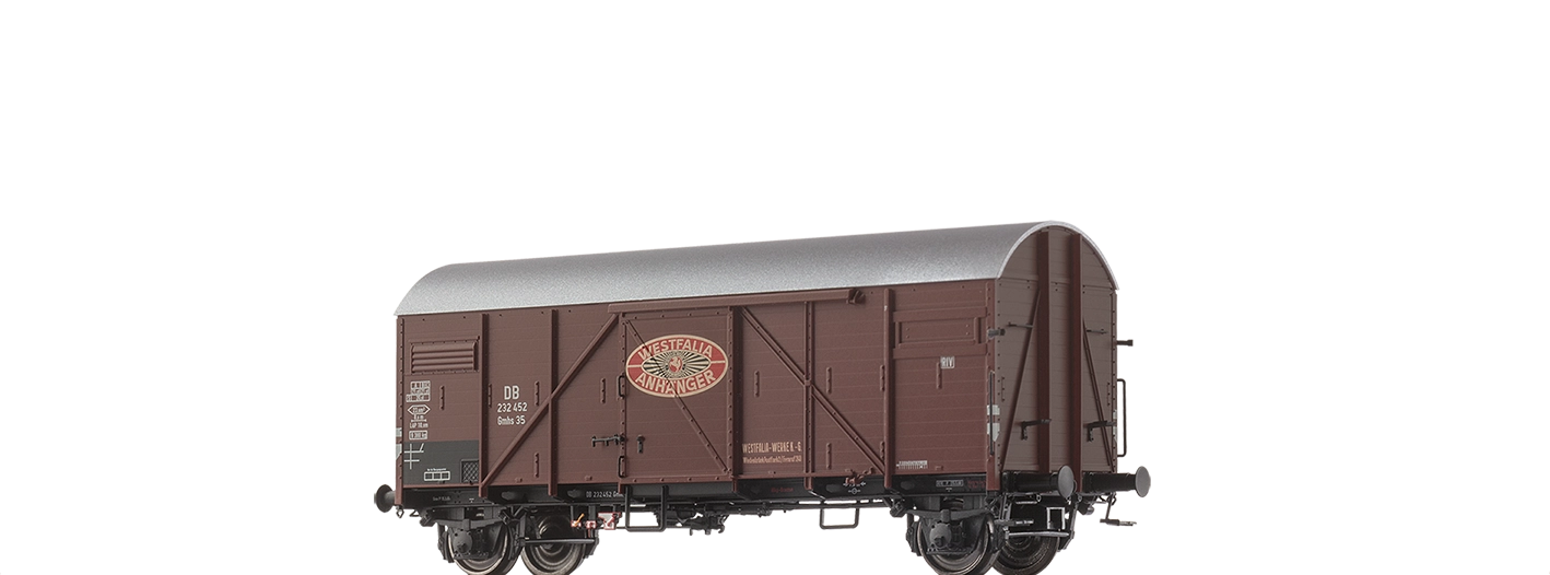 50804 - Gedeckter Güterwagen Gmhs 35 "Westfalia" DB