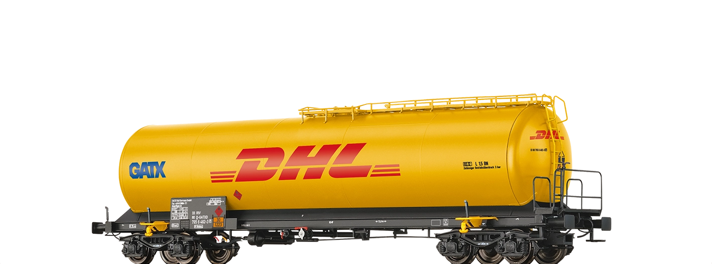 50808 - Neubaukesselwagen 4-achsig Uia "DHL" GATX