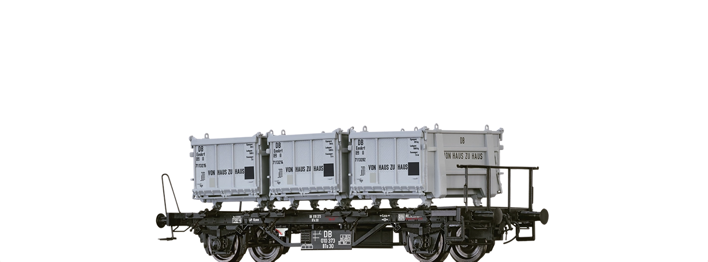 50910 - Behältertragwagen BTs 30 DB, mit Eoskrt§022§ "Von Haus zu Haus" 