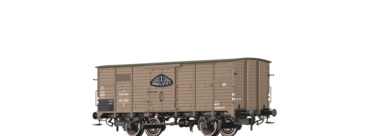 50974 - Gedeckter Güterwagen G "Gräf & Stift" BBÖ