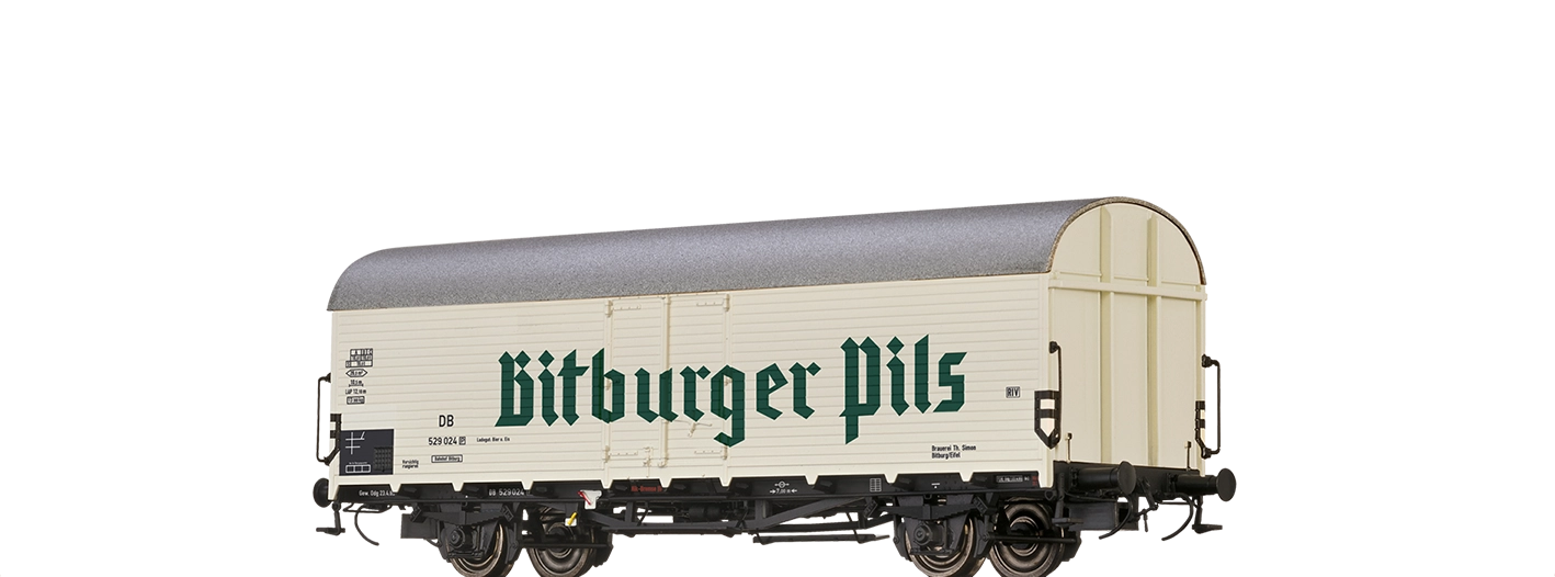 50984 - Gedeckter Güterwagen Tnfhs38 "Bitburger" DB