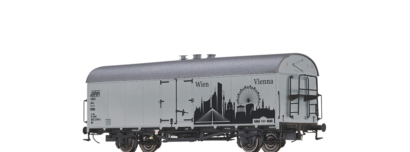 50989 - Gedeckter Güterwagen Ibs "Skyline Wien"